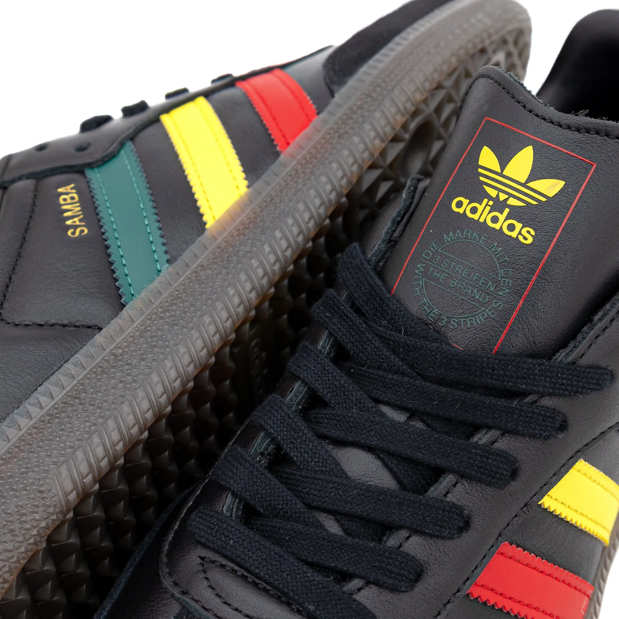 adidas Samba OG Black/Yellow/Green IH3119