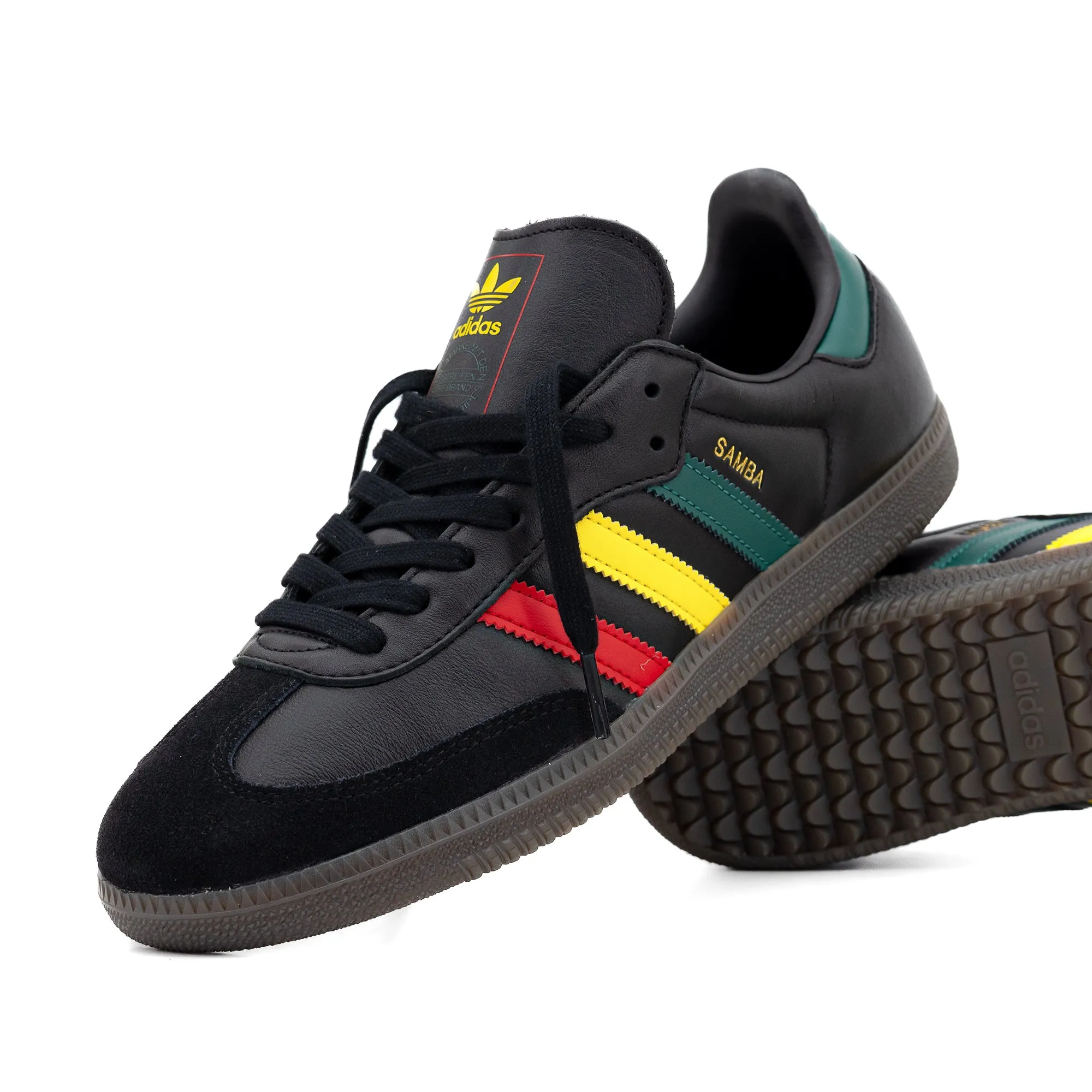 adidas Samba OG Black/Yellow/Green IH3119