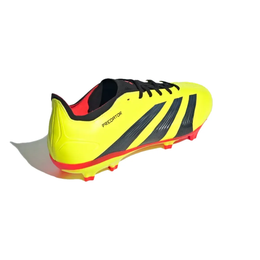 Adidas Unisex Perdator League Firm Ground Football Shoe (Yellow/Core Black/Solar Red)