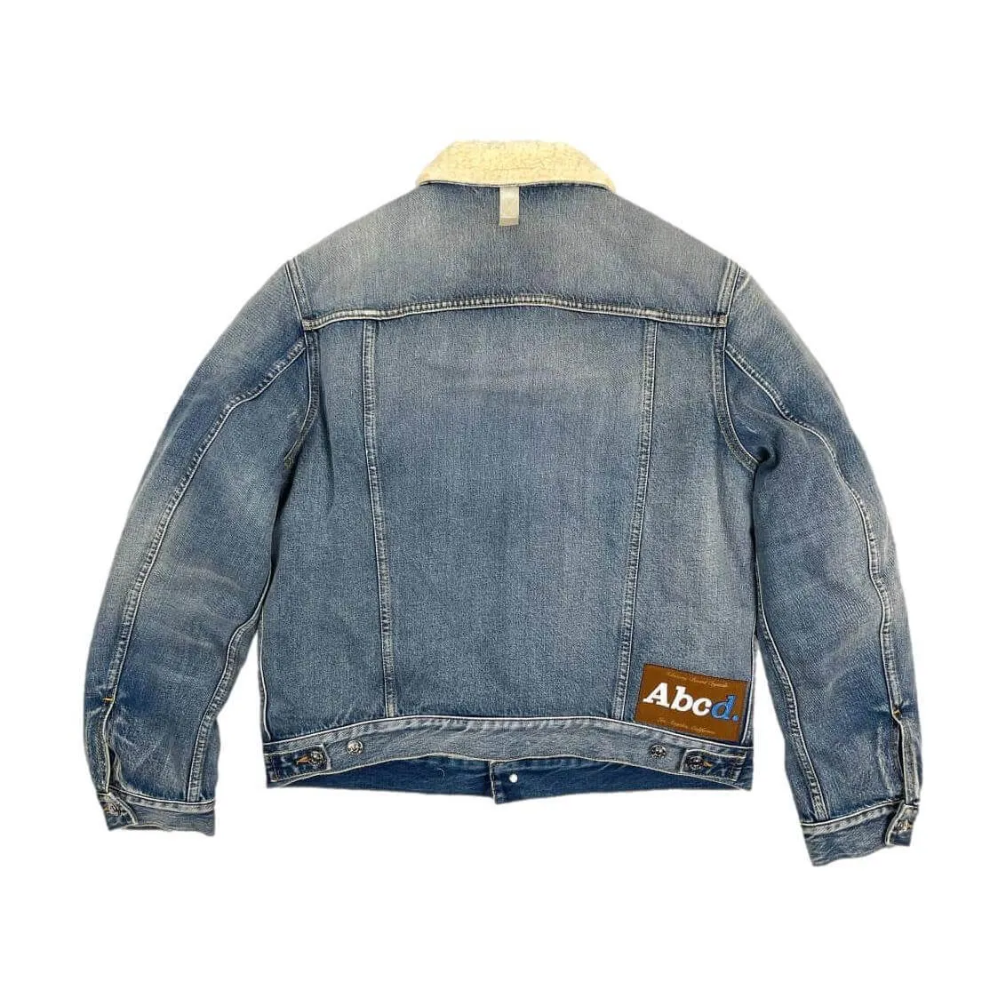 ADVISORY BOARD CRYSTALS Shearling Lined Jean Jacket