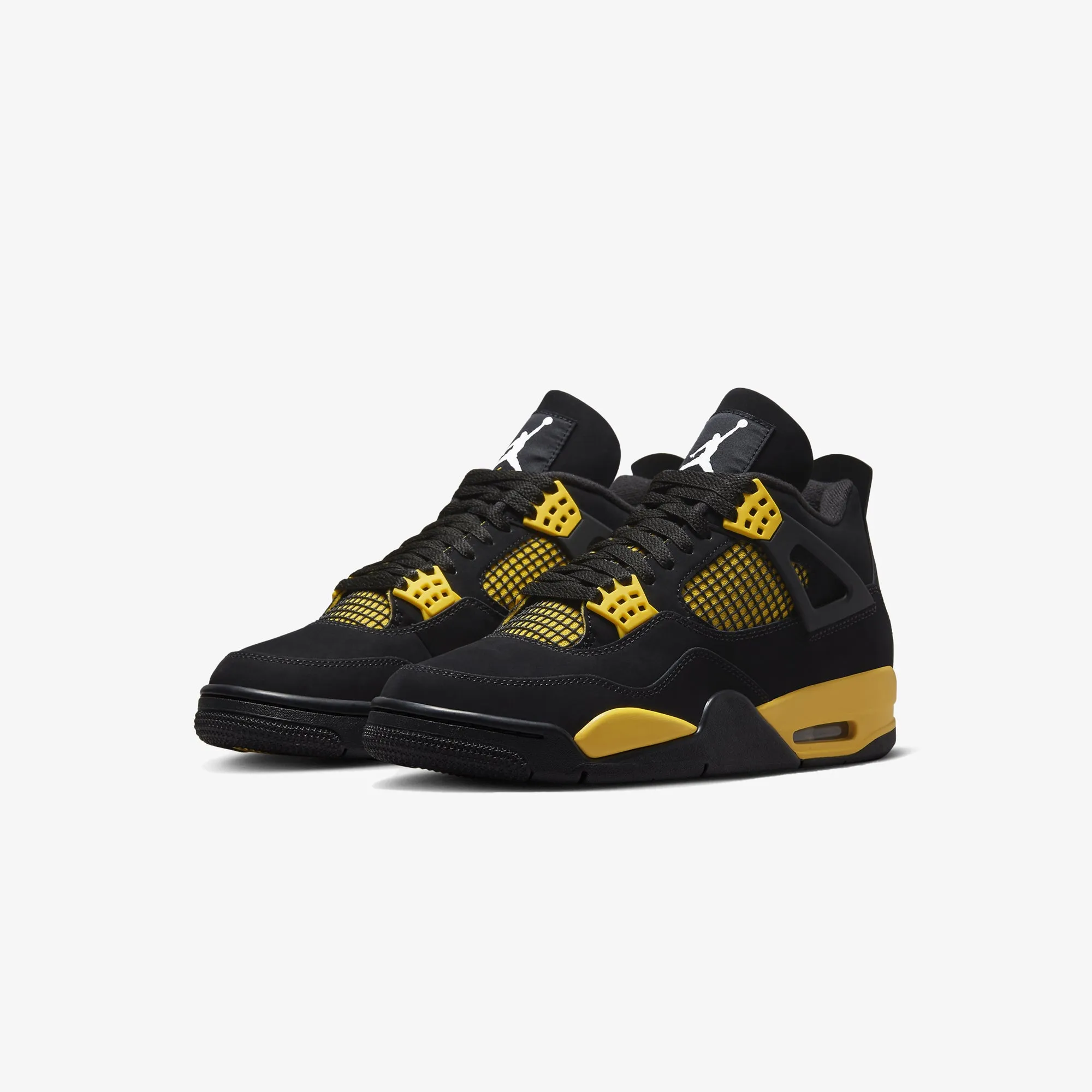 AIR JORDAN 4 RETRO 'BLACK/TOUR YELLOW' (GS)