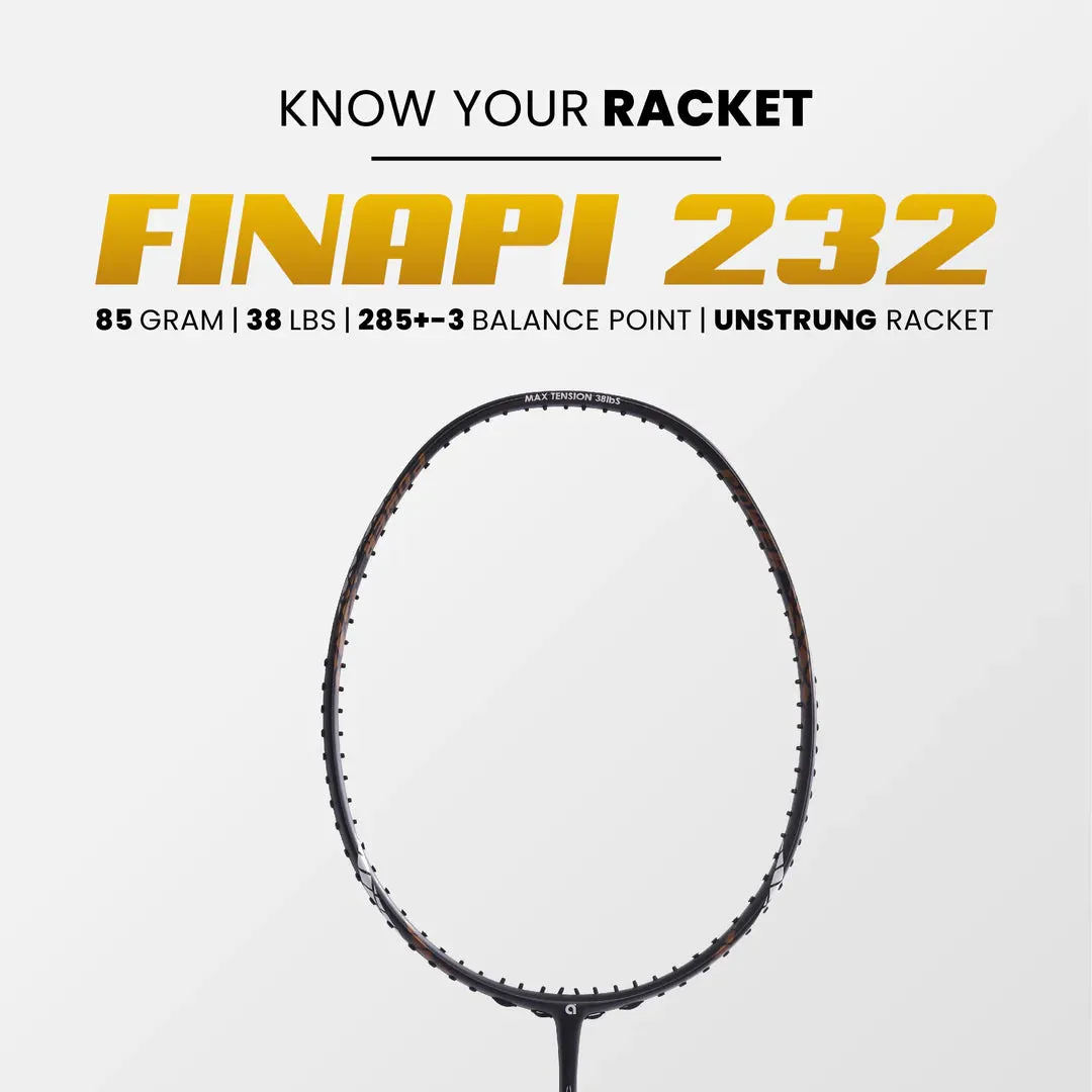 Apacs Finapi 232 Badminton Racket (Unstrung)