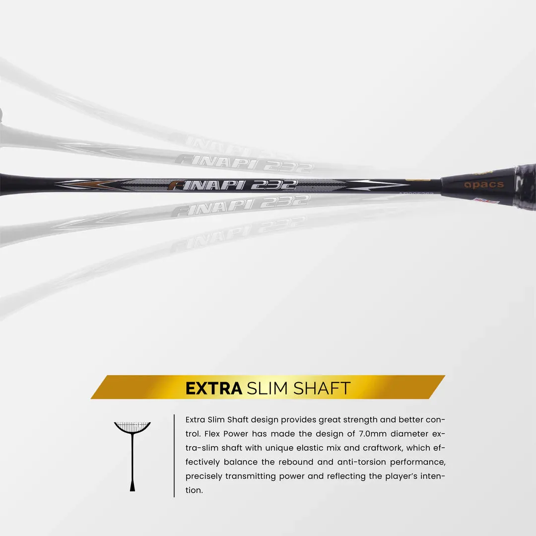 Apacs Finapi 232 Badminton Racket (Unstrung)