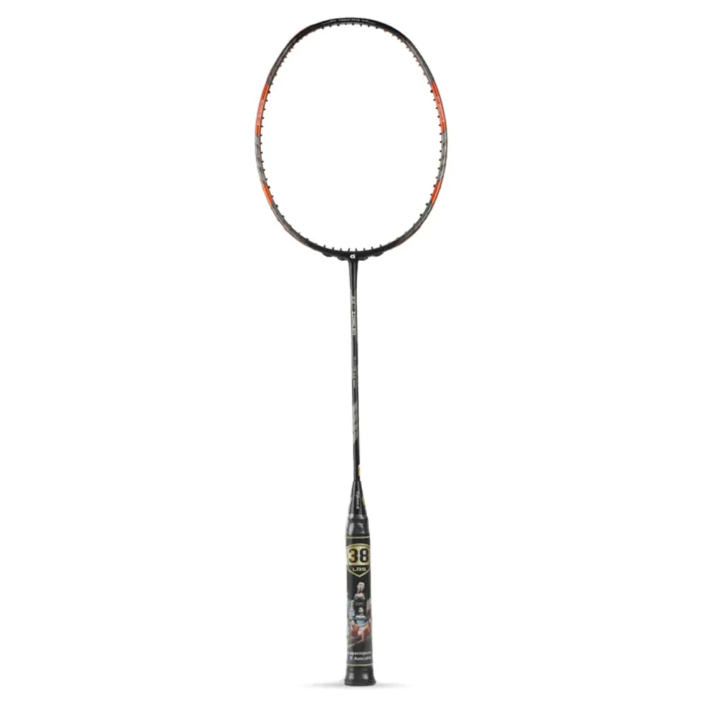 APACS Z-Ziggler Unstrung Badminton Racquet (Black/Orange)