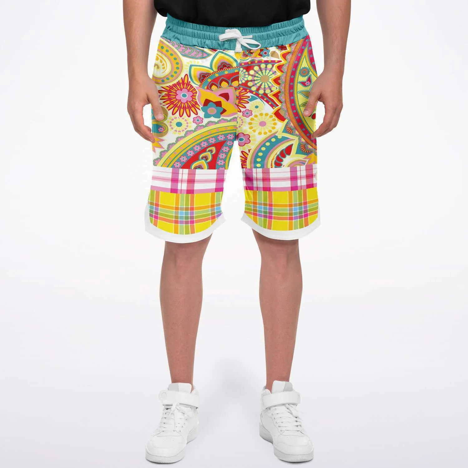 Ashbury Heights Plaid Basketball Shorts