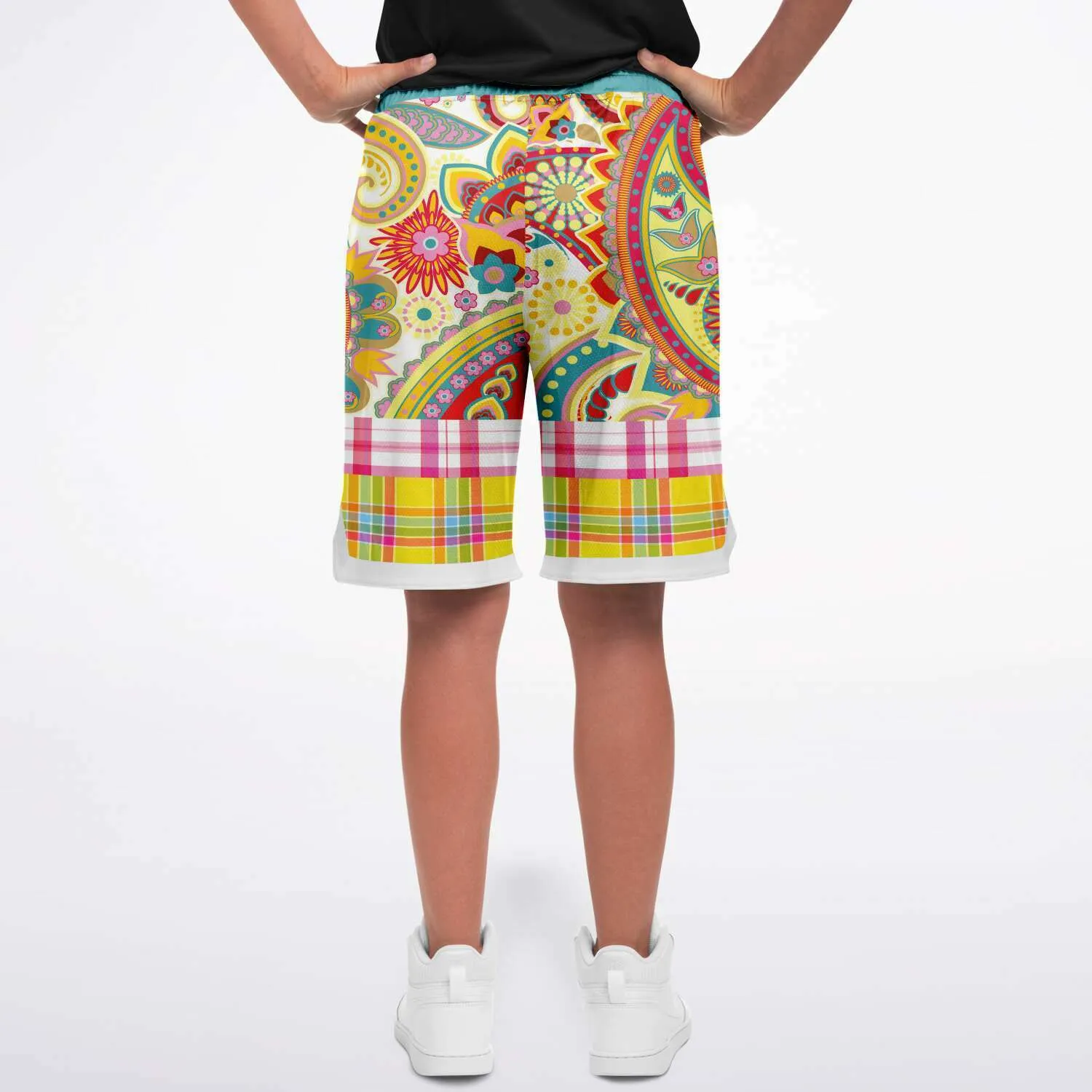 Ashbury Heights Plaid Basketball Shorts