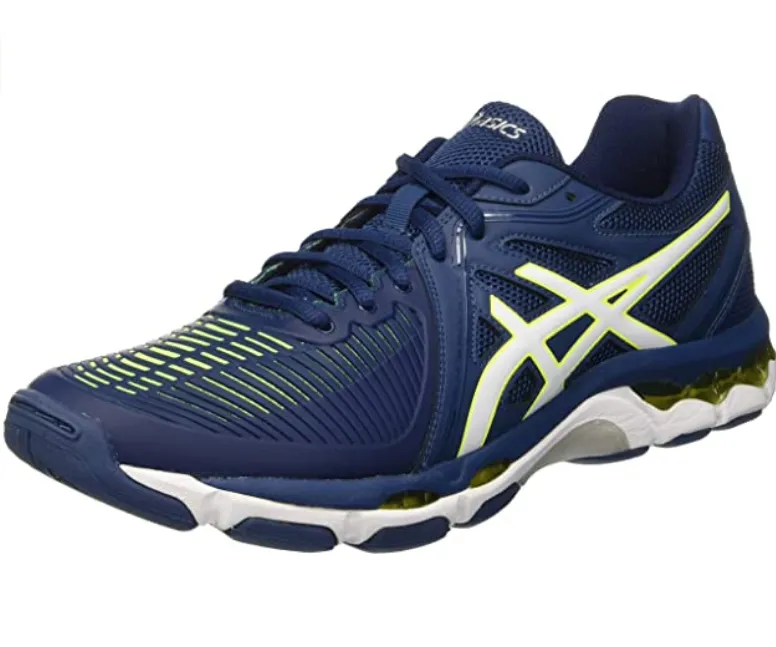 Asics low men's volleyball shoe Gel Netburner Ballistic B507Y 5801 blue