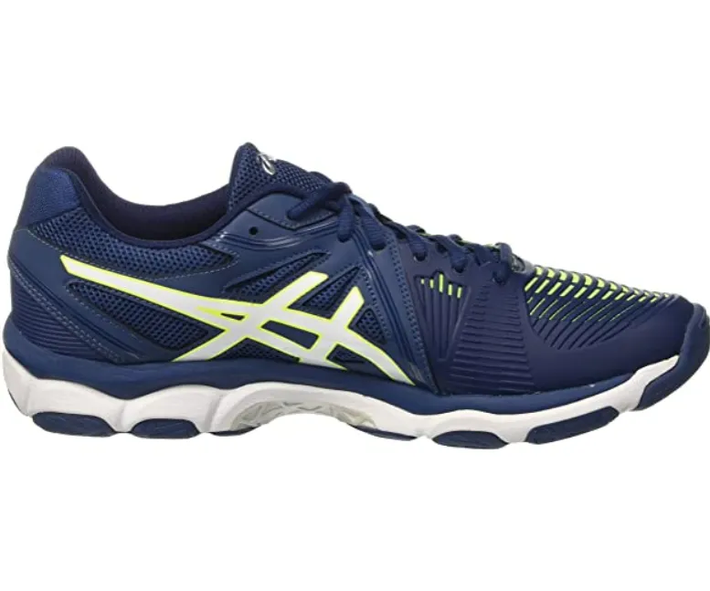 Asics low men's volleyball shoe Gel Netburner Ballistic B507Y 5801 blue