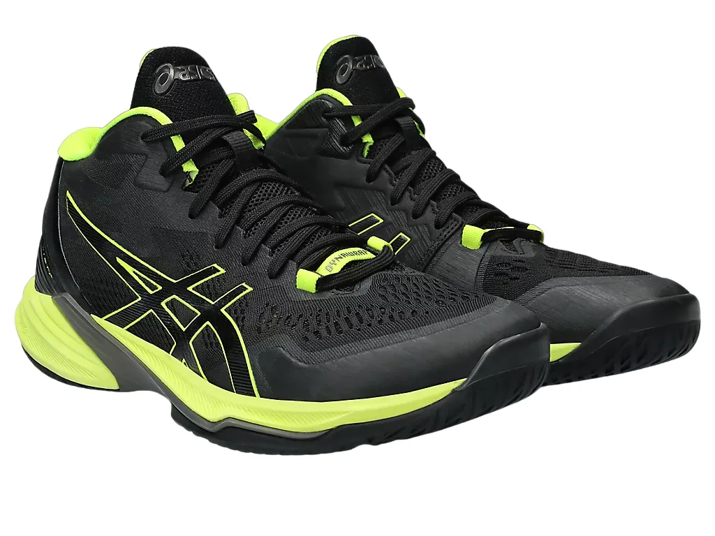 Asics men's volleyball shoe Sky Elite FF MT 1051A065-004 black-fluo yellow