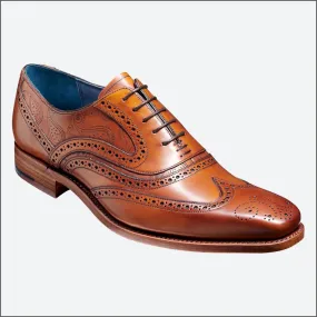 Barker McClean - Antique Rosewood Paisley Wingtip Brogue*