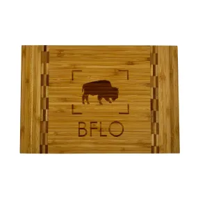 BFLO With Buffalo Stamp Bamboo Cutting Board