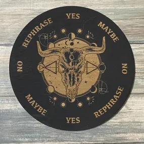 Bull Skull Pendulum Board