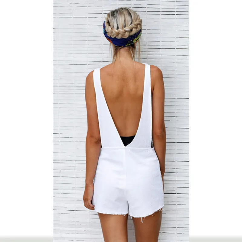 Casual Backless Jumpsuit