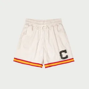 Cherry Basketball Shorts (Tan)