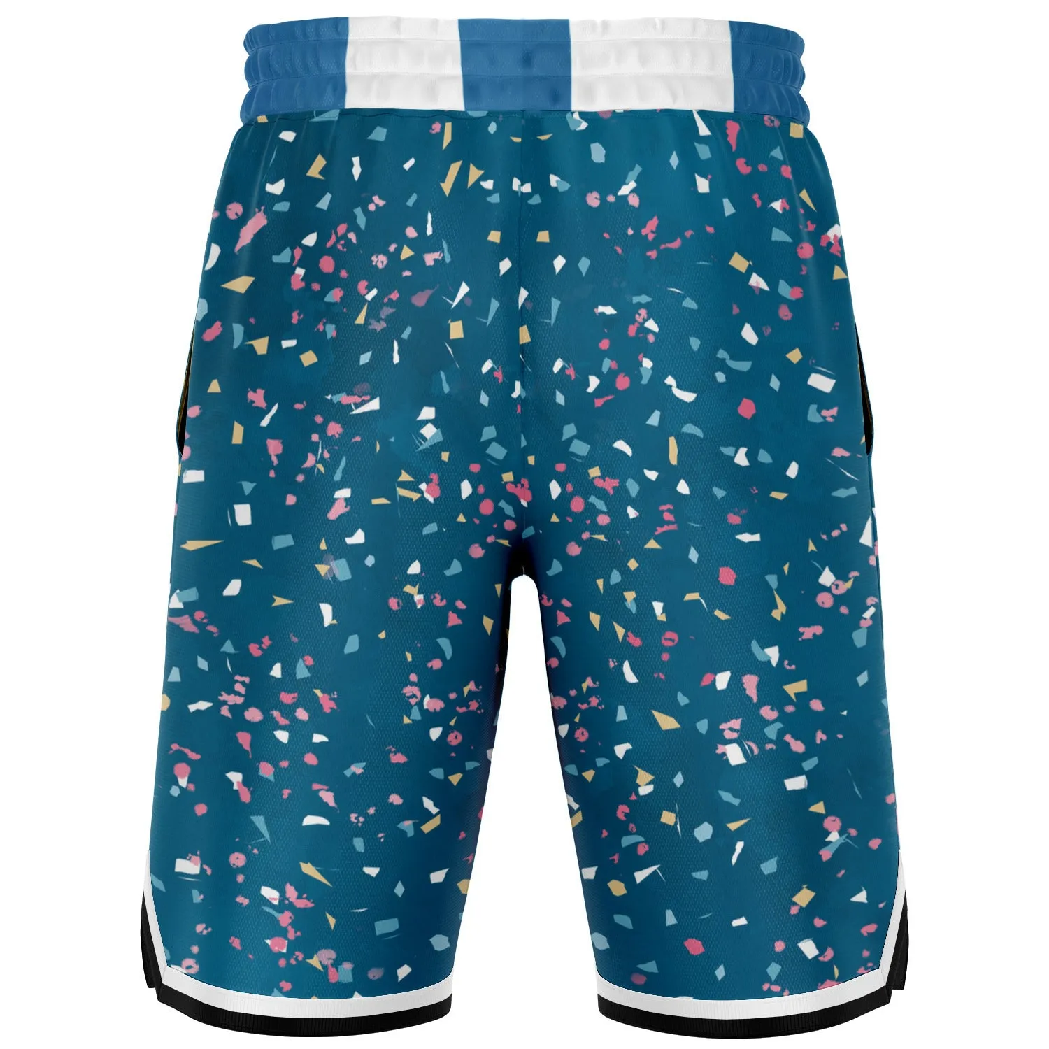 Confetti on Me Unisex Basketball Shorts (Unisex)