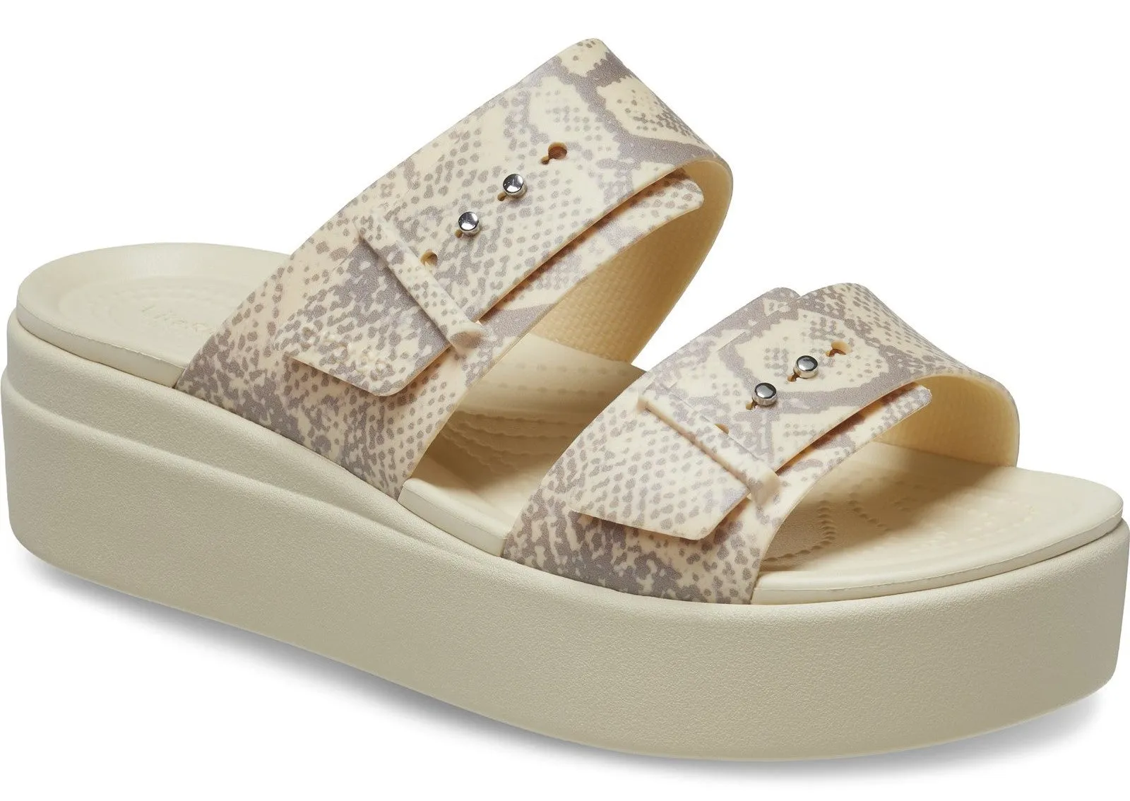 Crocs 208244 Brooklyn Snake Womens Buckle Fastening Sandal