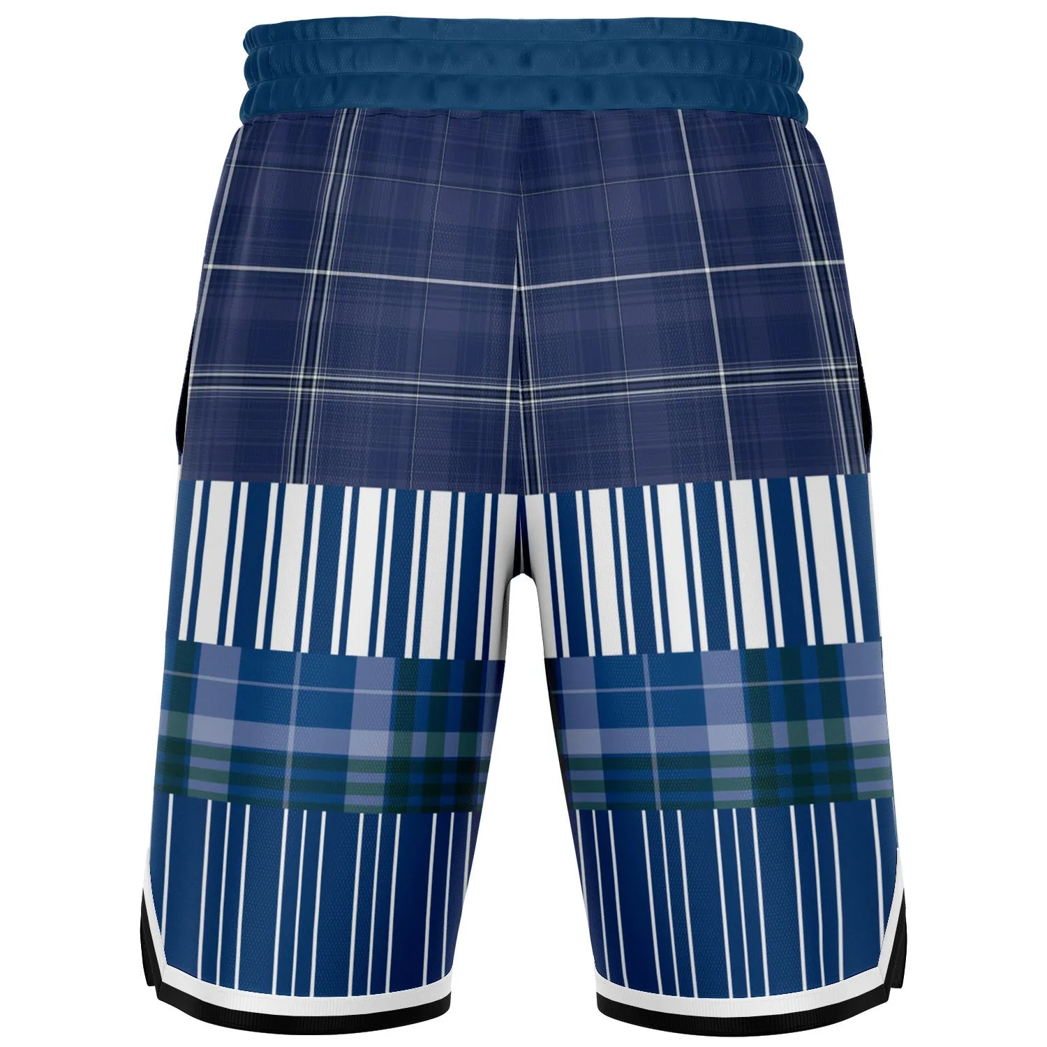 Fair Isle Blue Basketball Shorts