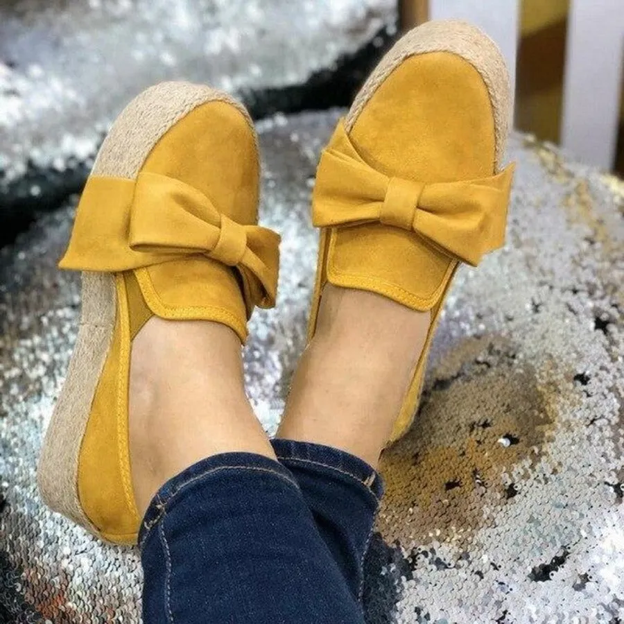 Faux Suede Espadrilles Casual Loafers