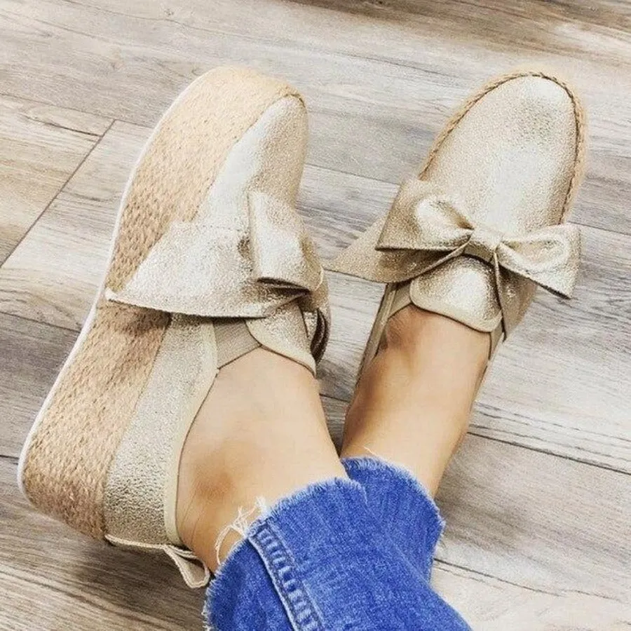 Faux Suede Espadrilles Casual Loafers