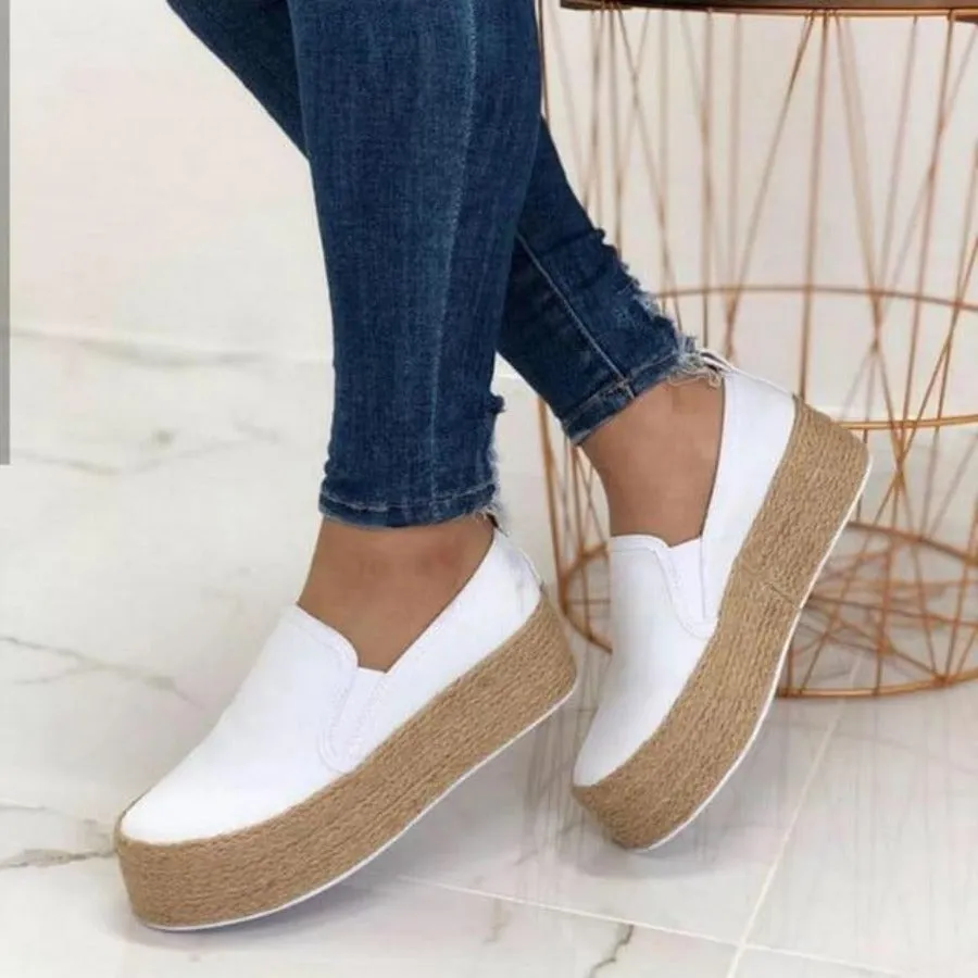 Faux Suede Espadrilles Casual Loafers