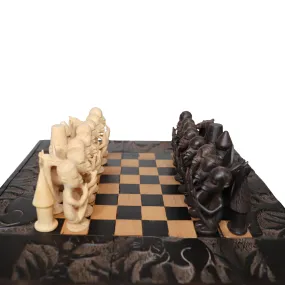 Flute Player Chess Set | Handmade in Tanzania