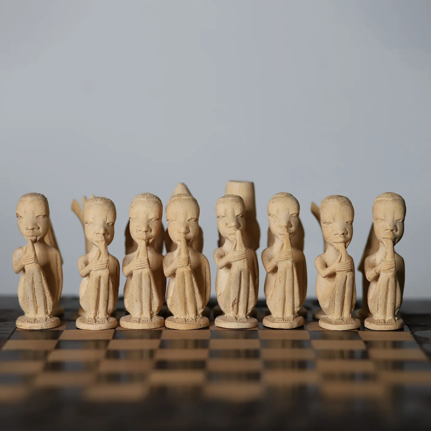 Flute Player Chess Set | Handmade in Tanzania