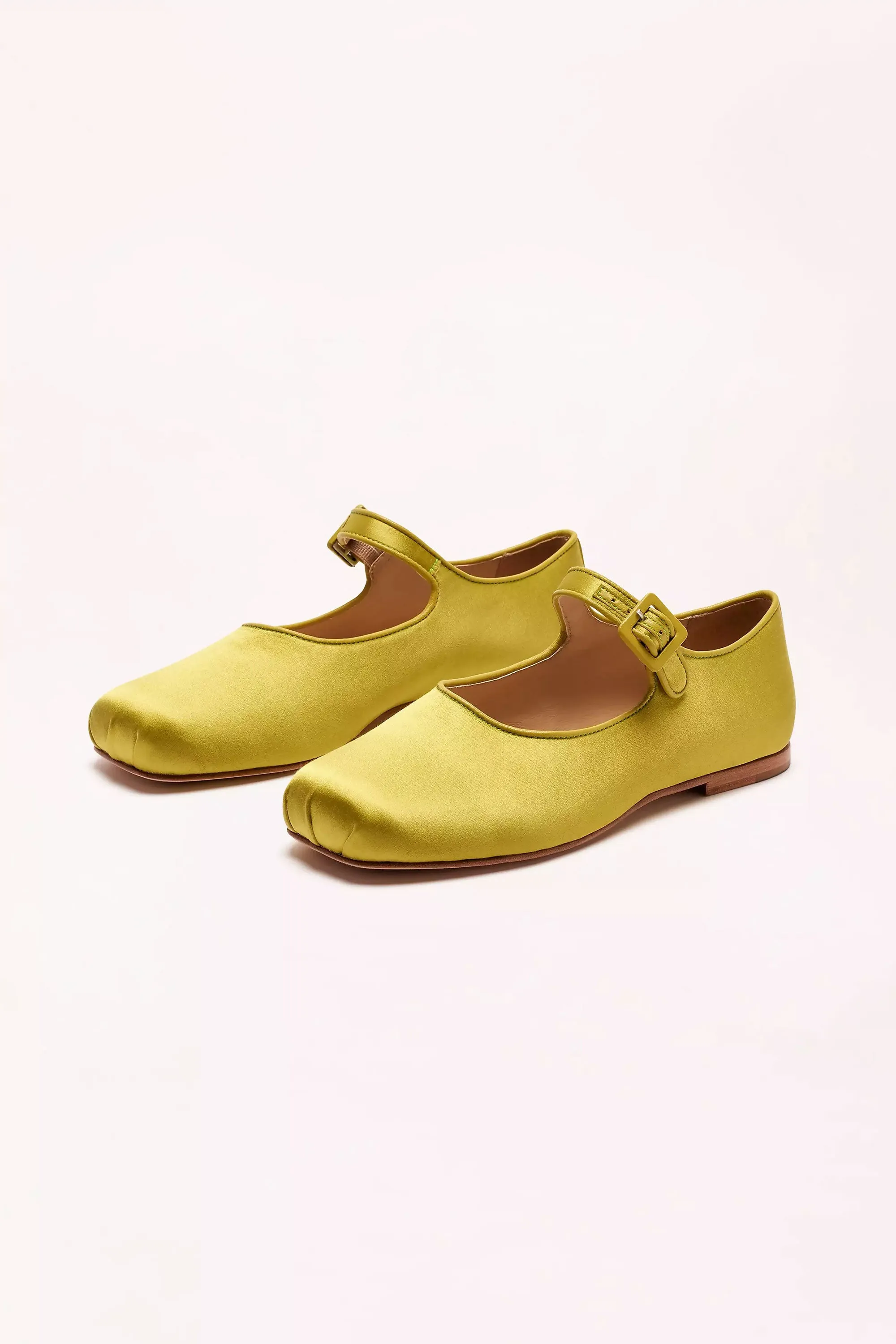 HEAVEN - SANDY LIANG MARY JANE POINTE SATIN BALLET FLAT