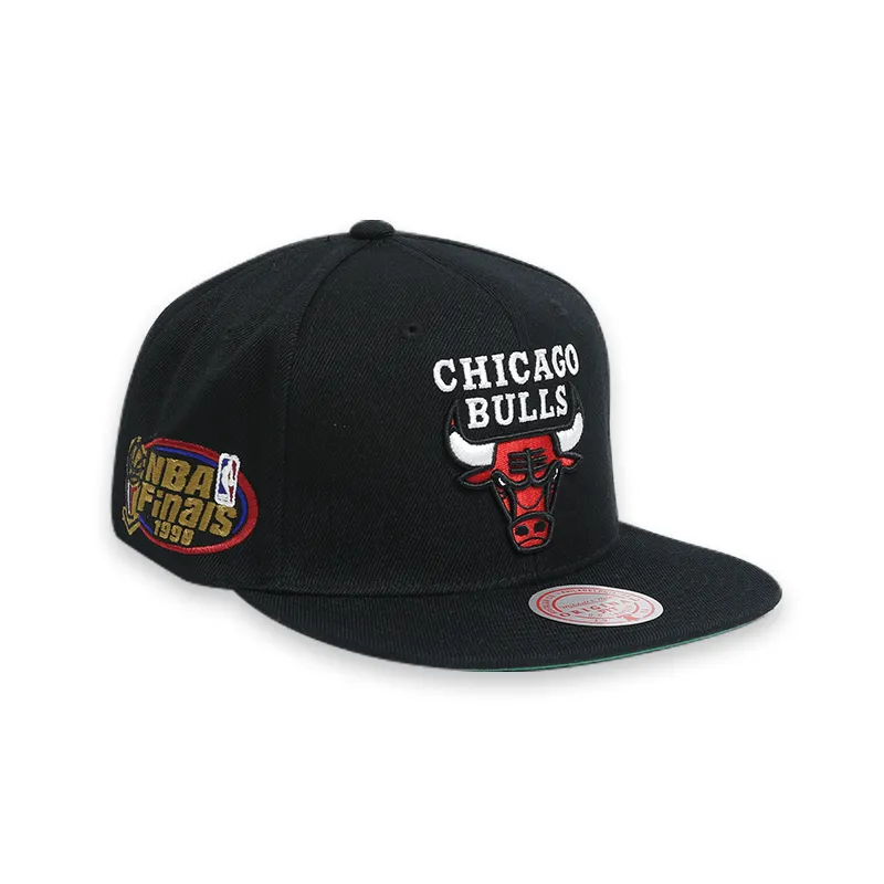 [HHSS2976-CBUYYPPPBLC] Chicago Bulls NBA Final Black Men's Snapback