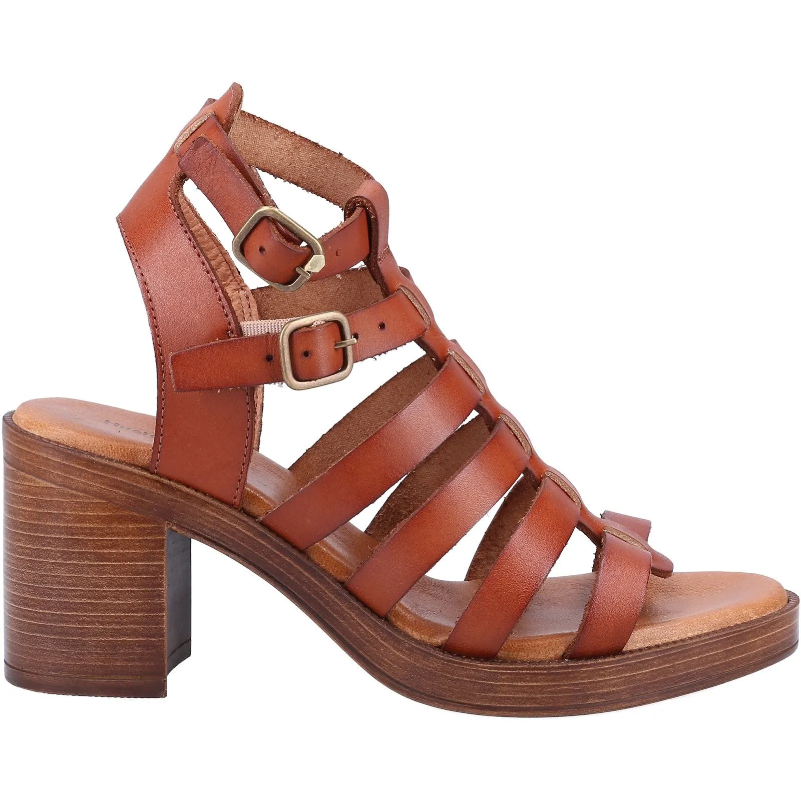 Hush Puppies Gloria Womens Leather Gladiator Sandal