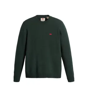 Levi's men's crew neck long sleeve sweater A4320-0007 green