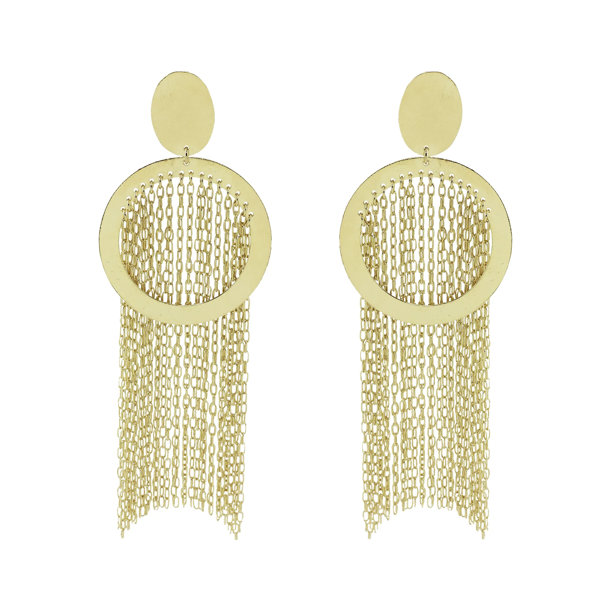 Lisette Statement Fringe Earrings