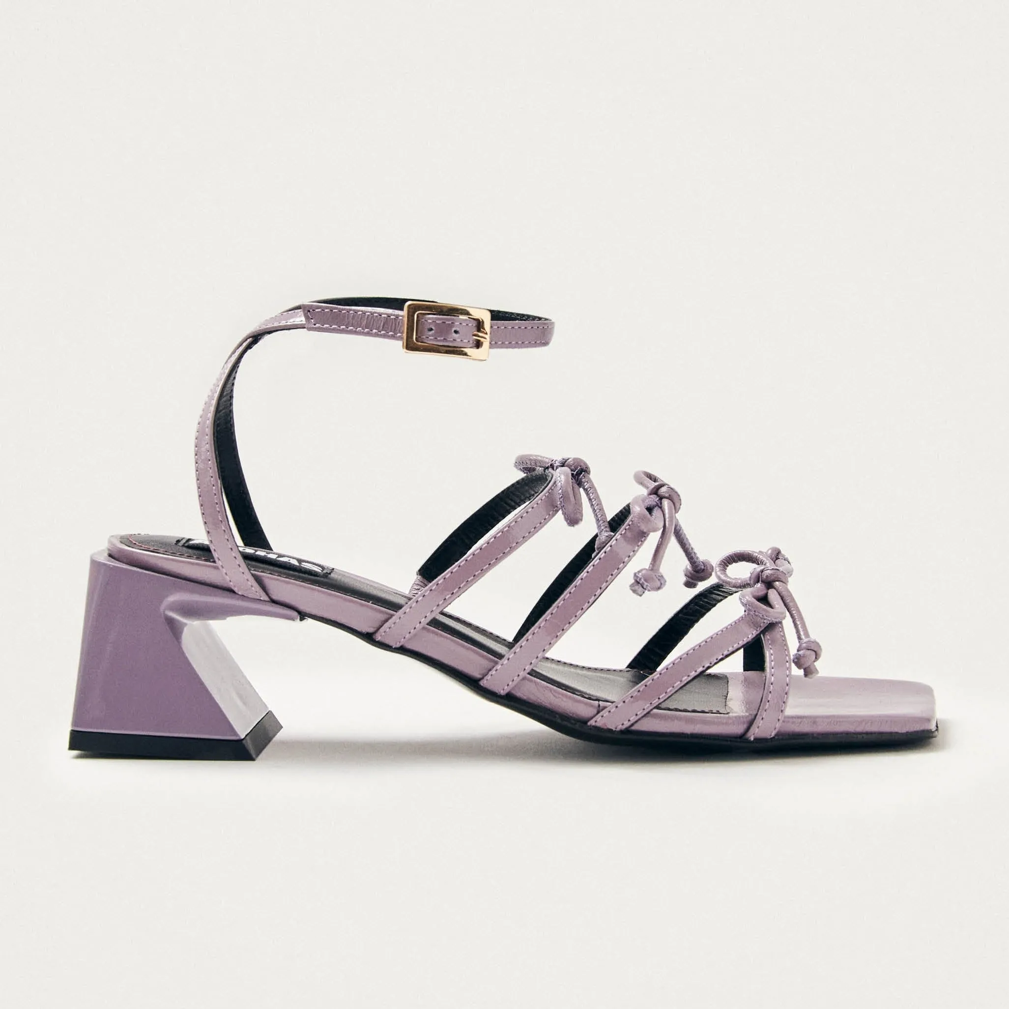 Luzelle Onix Mauve Leather Sandals