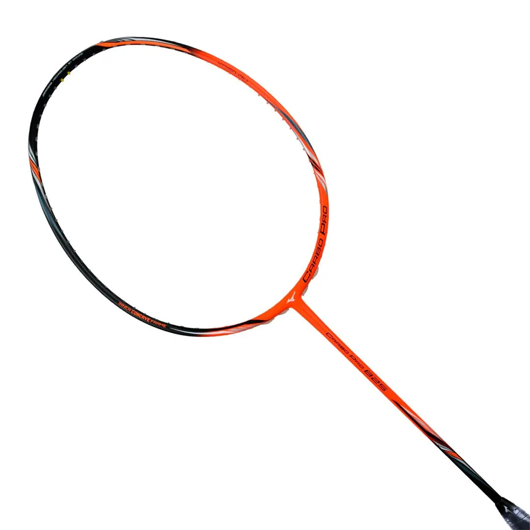 Mizuno Carbo Pro 825 Badminton Racket (Unstrung) - Orange/Black