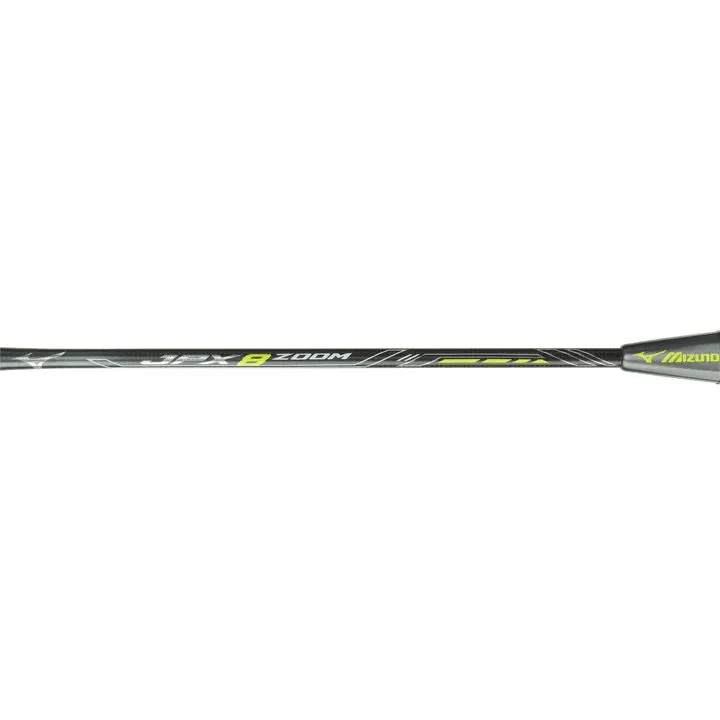 Mizuno JPX 8 Zoom Badminton Racket (Unstrung) - MT Gunmetal/GL.Champagne/Sulphur Ylw