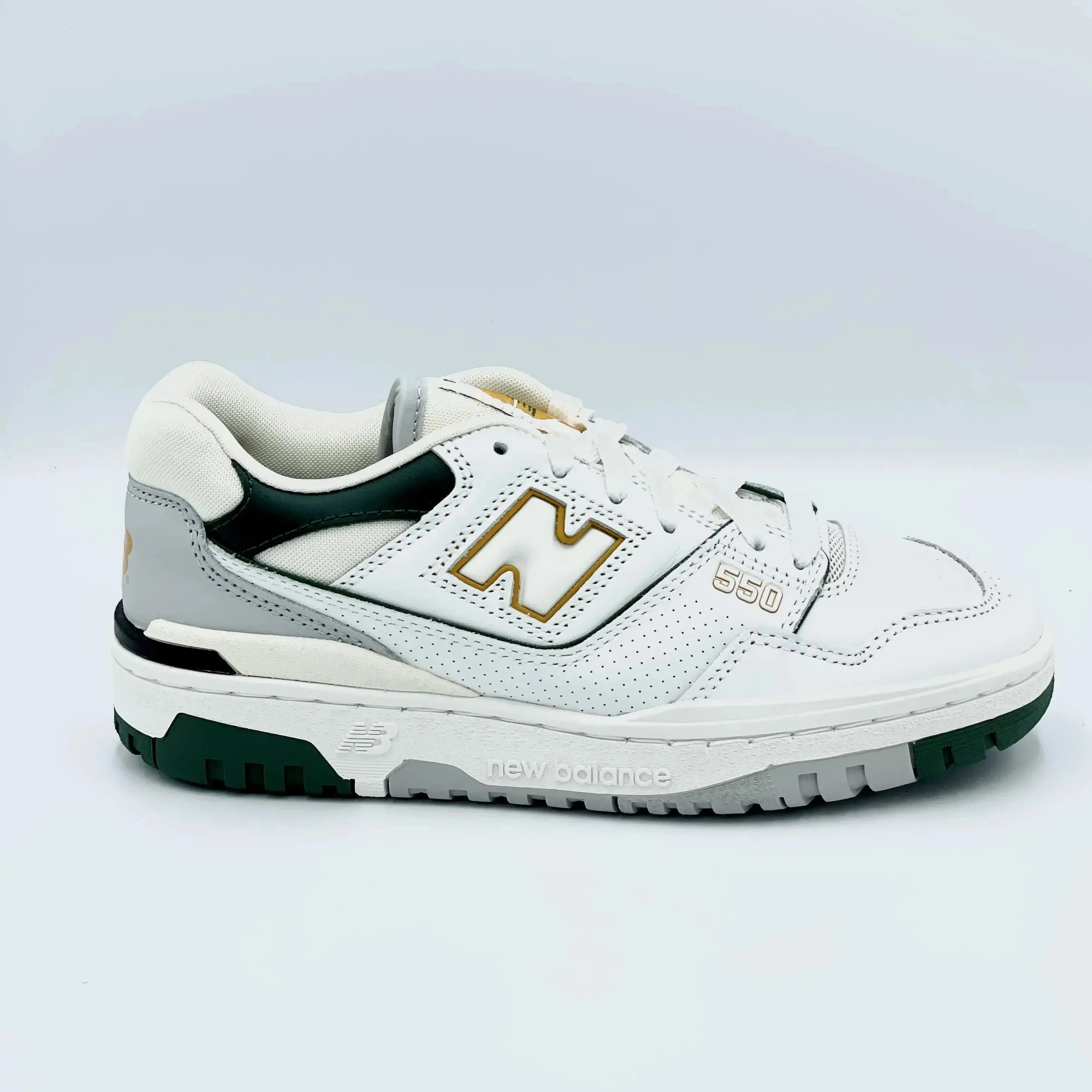 New Balance 550 White Nightwatch Green