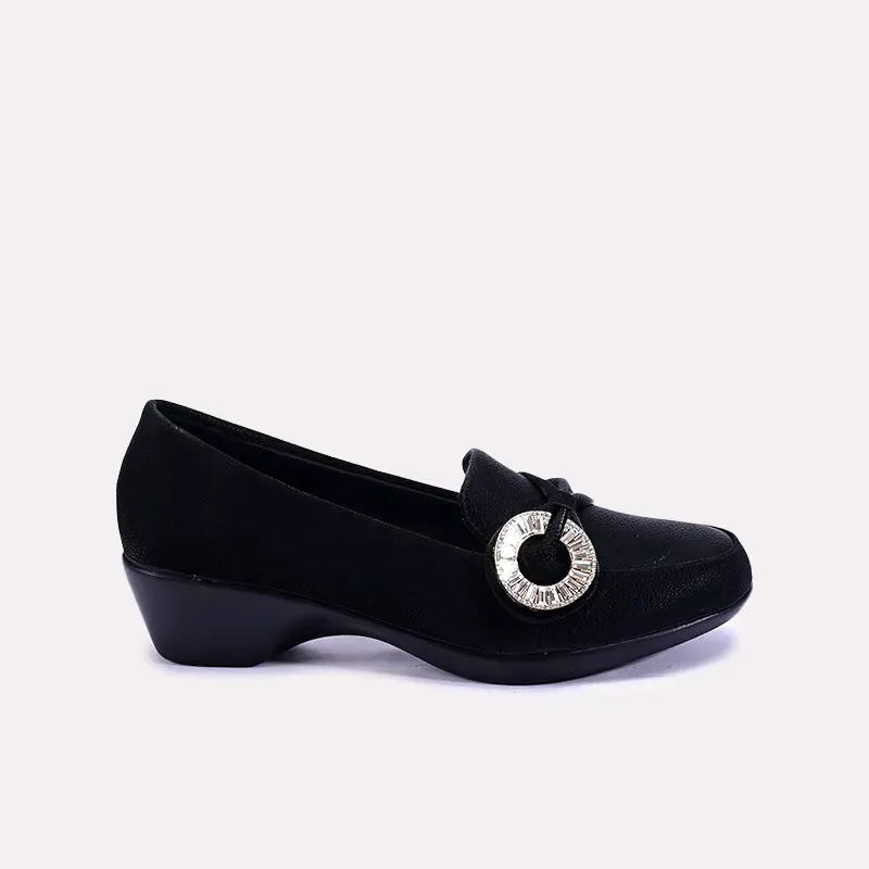 Priscilla Black Casual Court Shoes 0431316