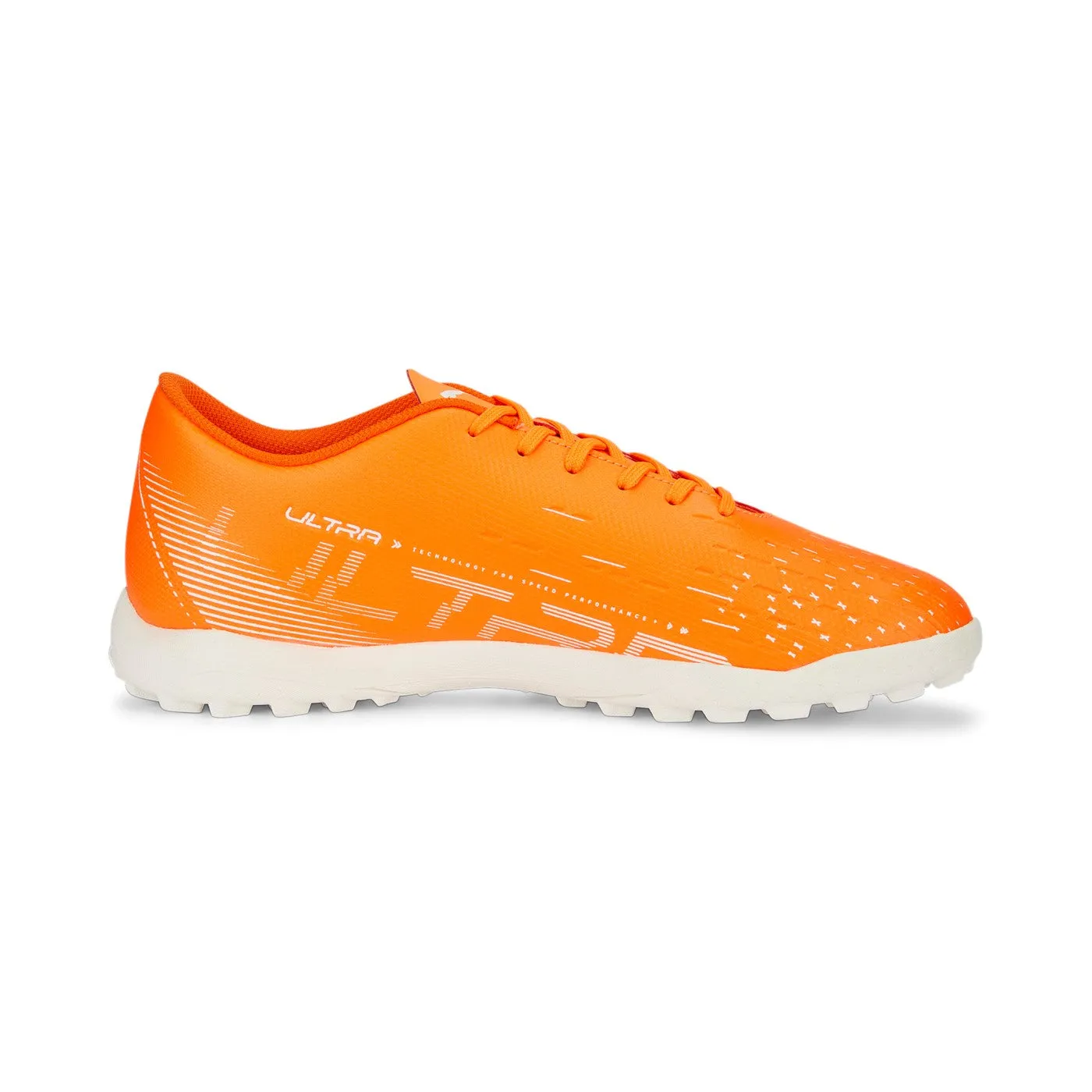 Puma men's soccer shoe Ultra Play TT 107226 01 orange-white