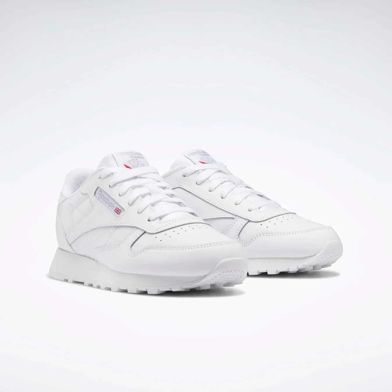 REEBOK CLASSIC LEATHER LACE SENIOR - WHITE