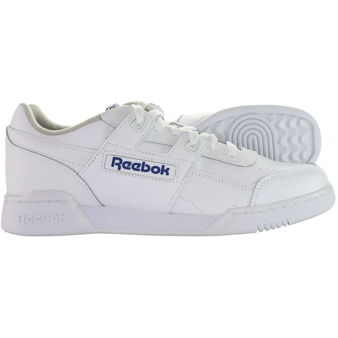 Reebok Workout Plus Mens White Trainers