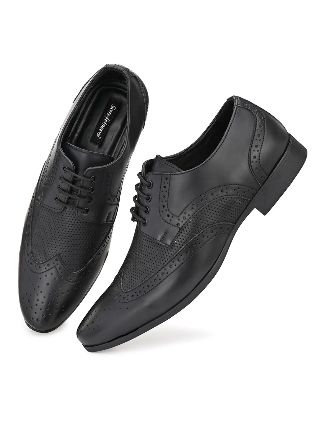 San Frissco Black Formal Brogues