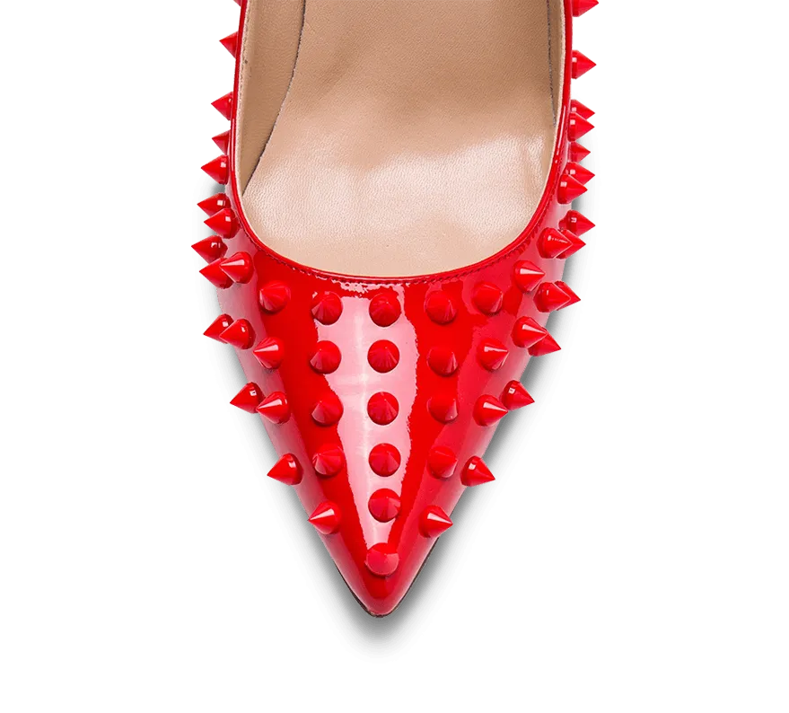 Spikes Red Sole High Heel Pumps