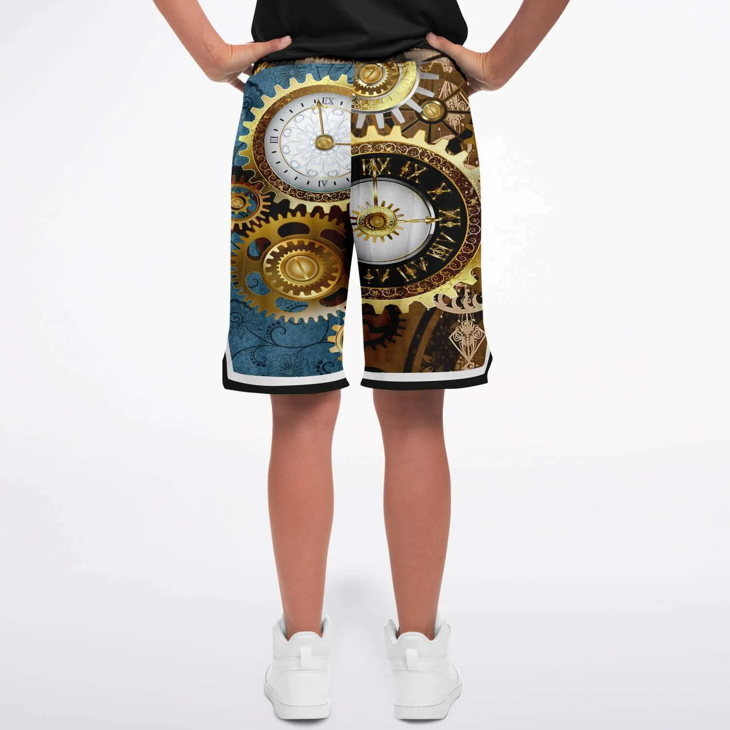 Steampunk Galactica Unisex Basketball Shorts