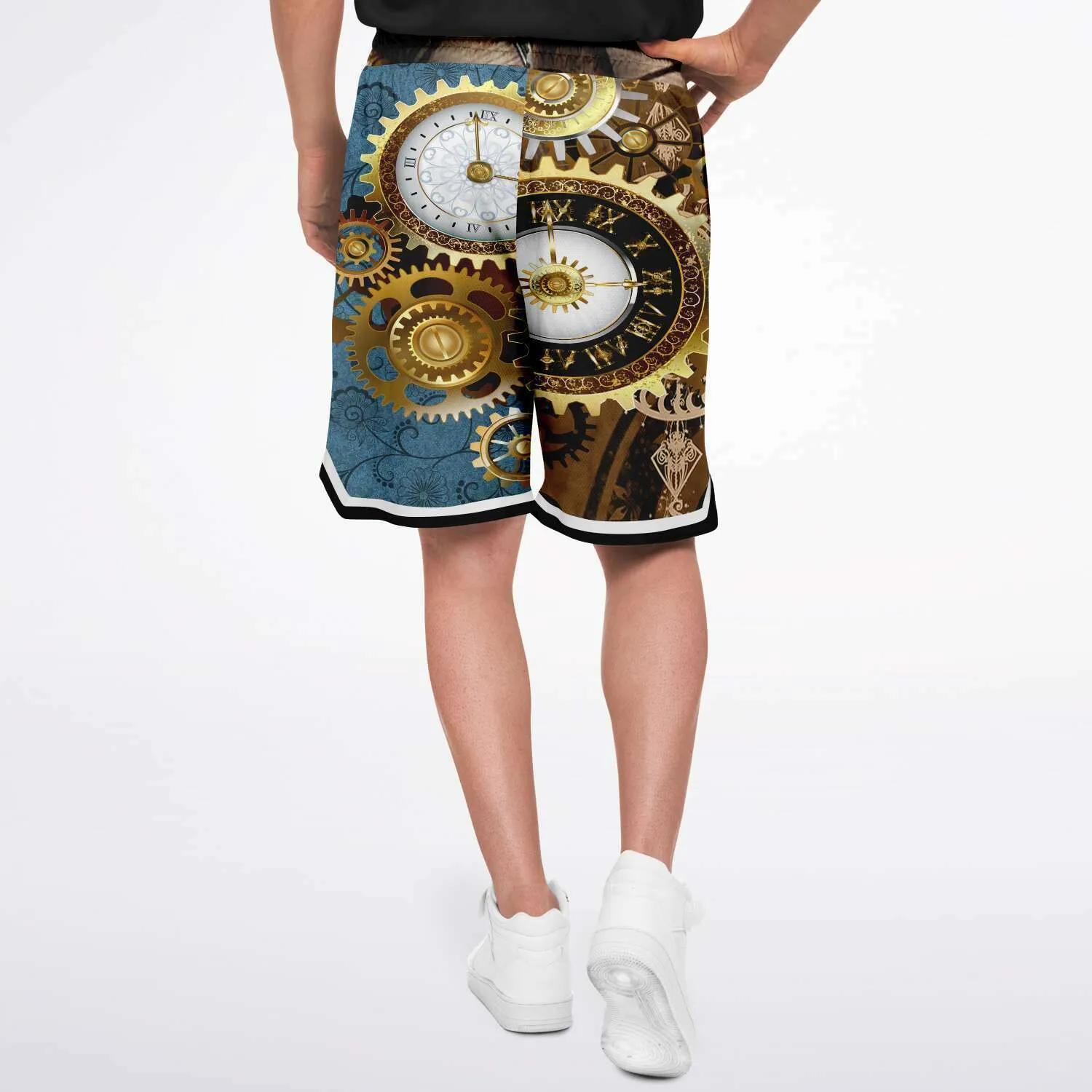 Steampunk Galactica Unisex Basketball Shorts