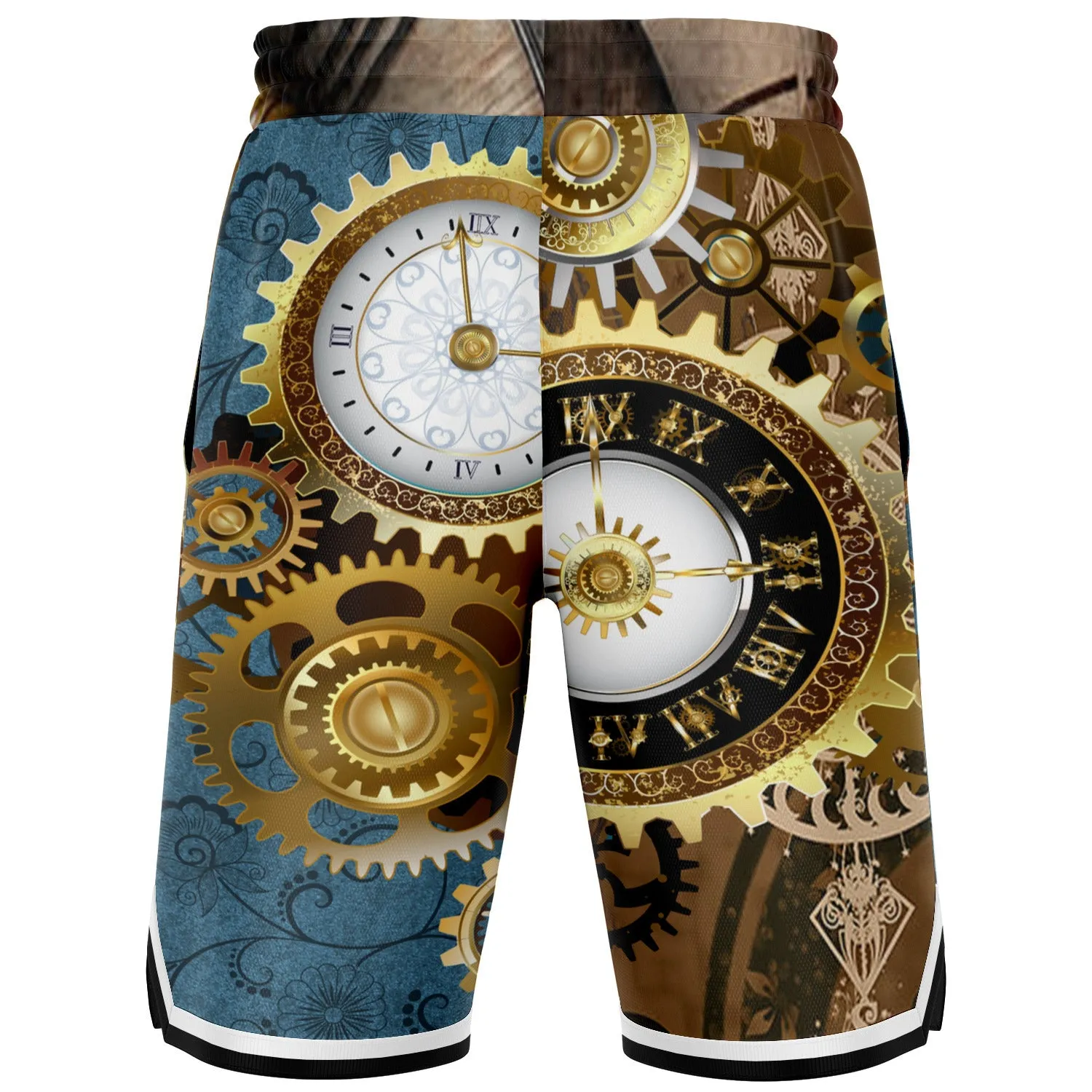 Steampunk Galactica Unisex Basketball Shorts