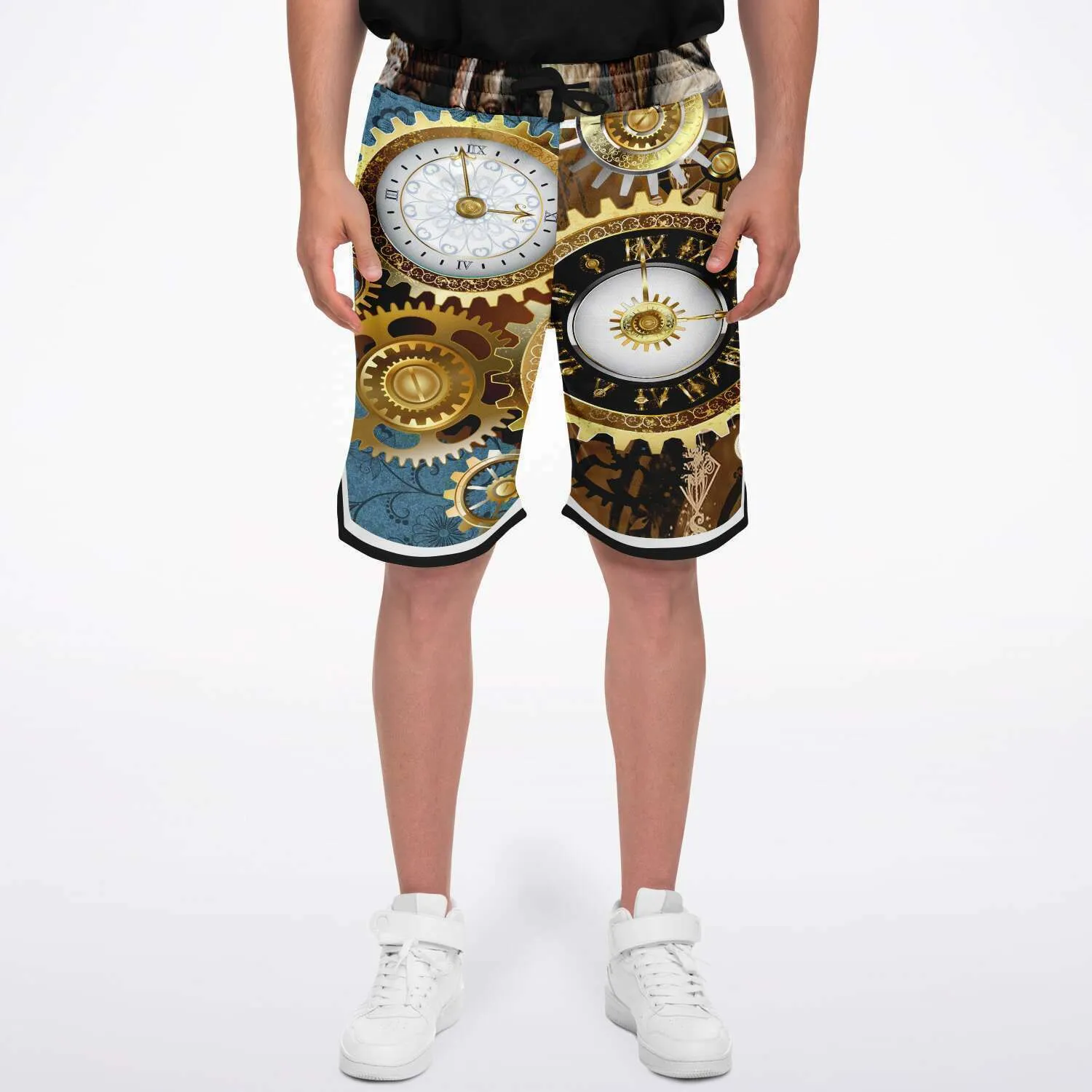 Steampunk Galactica Unisex Basketball Shorts