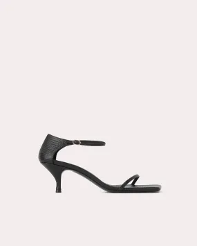 STRAPPY SANDAL / BLACK LEATHER