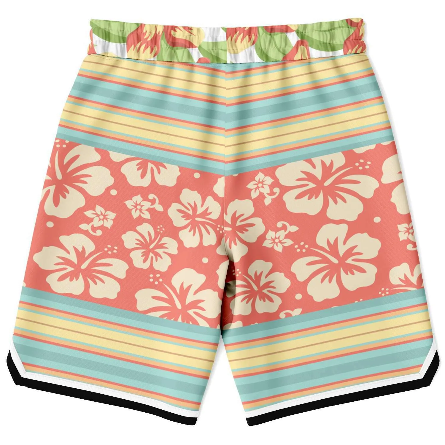 Surf's Up Kowabunga Unisex Basketball Shorts