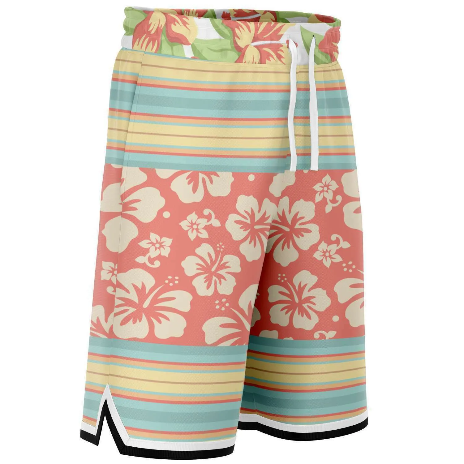 Surf's Up Kowabunga Unisex Basketball Shorts