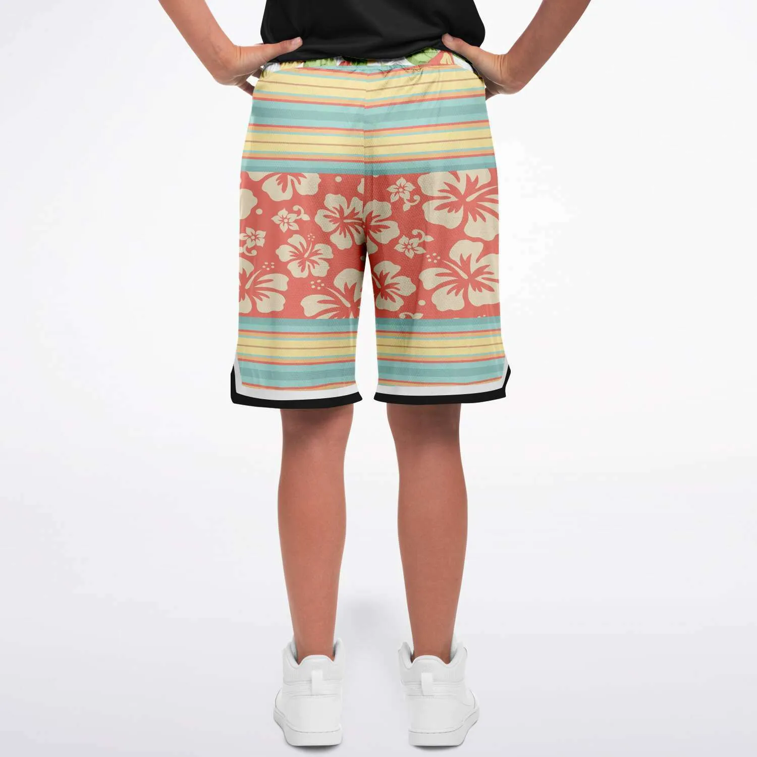 Surf's Up Kowabunga Unisex Basketball Shorts