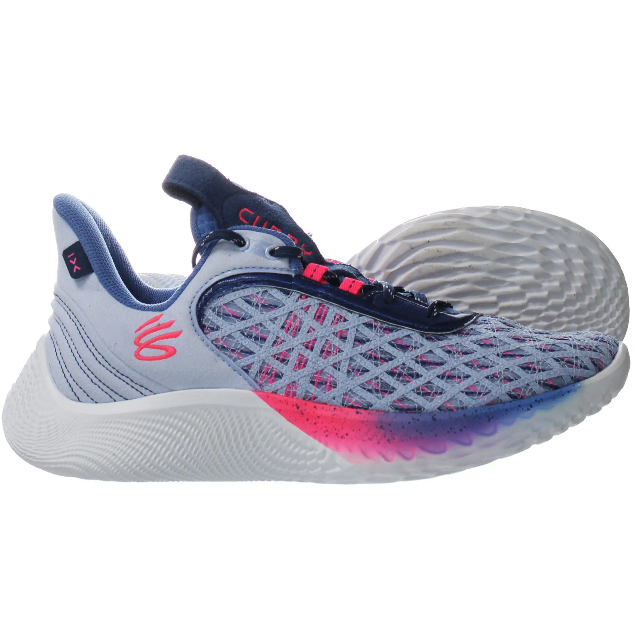 Under Armour Curry Flow 9 Mens Blue Trainers